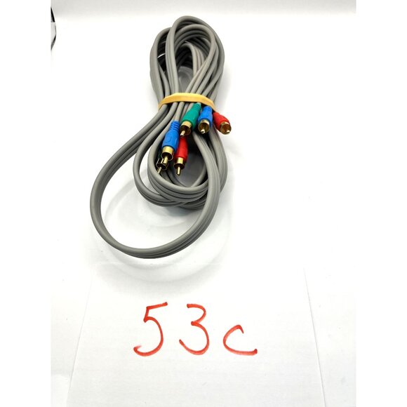 Component RCA Cable For Audio Video Connections - 3 RCA Male To 3 RCA Male - Picture 3 of 3